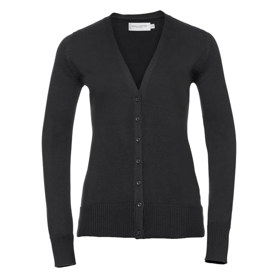 Russell Collectie Dames/Dames V-hals Gebreid Vest (Zwart) - Image 1