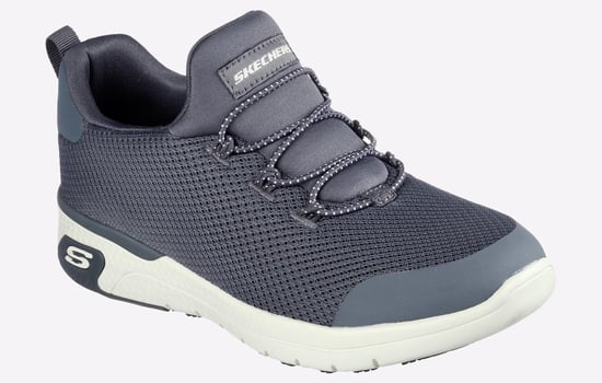Skechers Workwear Marsing Waiola SR Mesh Dames Charcoal Sneakers - Image 2