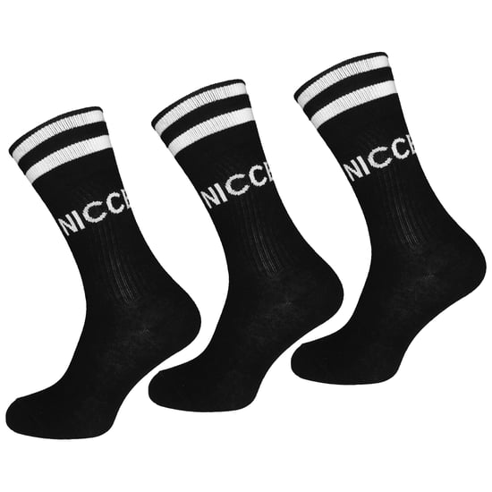 Nicce 3-Pack Cavelette Mens Black Socks - Image 1