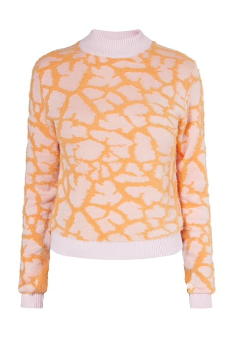 Mymo Pullover women Orange pink - Image 1
