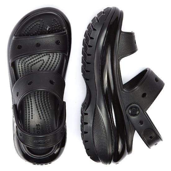 Crocs Classic Mega Crush Women's Black Sandals - Image 5