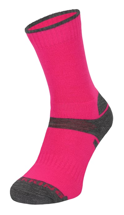 Kids Merino Wool Hiking Socks | Comodo | Anti Blister Socks - Pink - Image 1