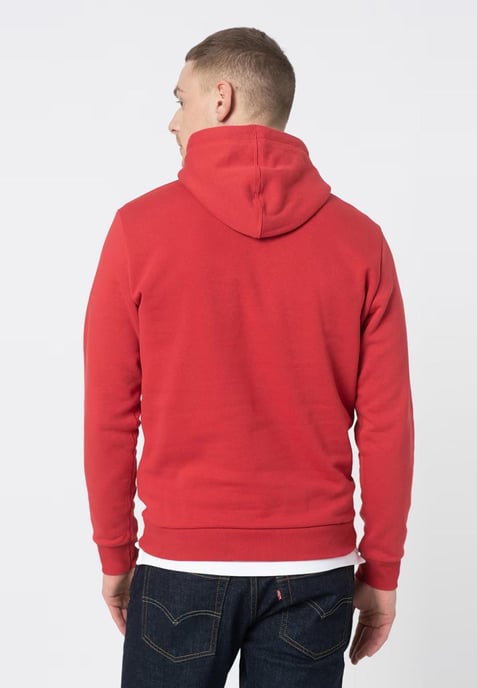 Diesel S Agnes BRO Mens Sweat Hoodie in Red - Image 2