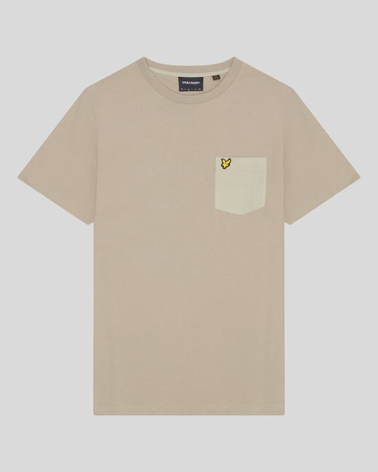 Lyle & Scott Tonal Pocket T-Shirt Green