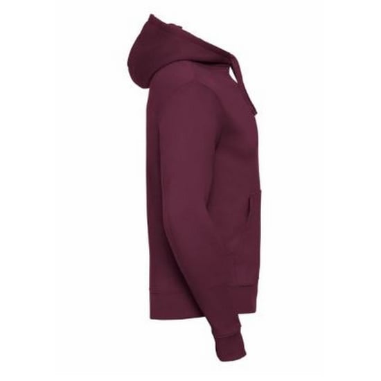 Russell Heren Authentieke Hooded Sweatshirt / Hoodie (Bourgondië) - Image 3