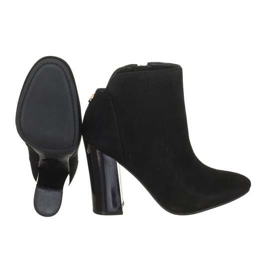 Heeled ankle boots with round toe FLLUA3SUE09 woman