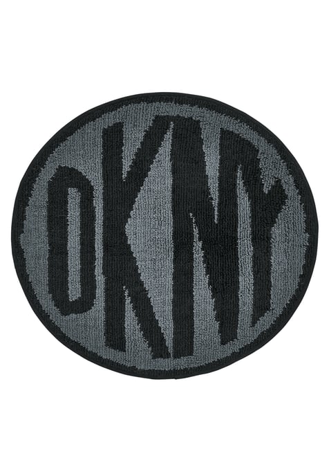 Circle Logo Bath Mat Blk