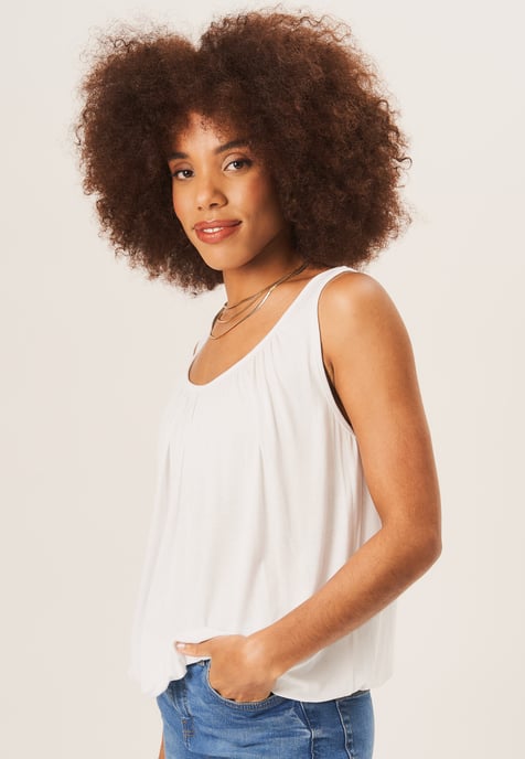 Rouse Neck Oversized Sleeveless Top - Image 2