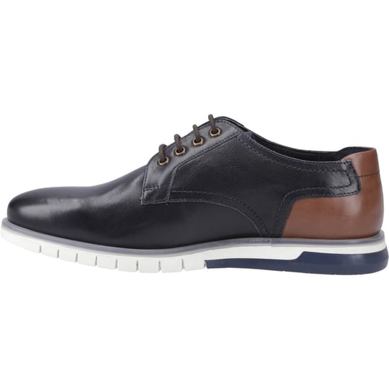 Pod Cillian Leather Men's Navy Lace-Up Shoes - Image 4