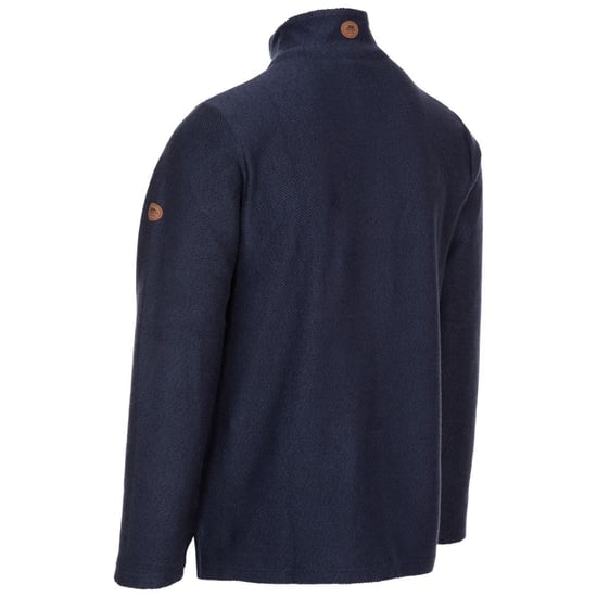 Trespass Mens Taddingley Half Zip Sweatshirt (Navy)