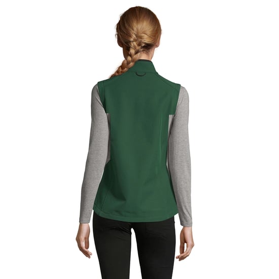 SOLS Dames/dames Rallye Soft Shell Bodywarmer Jacket (Fles groen) - Image 4