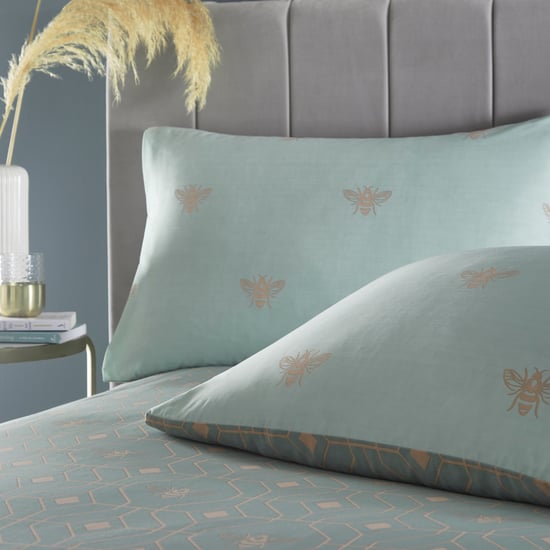 Bee Deco Geometric Duvet Cover Set - Image 2