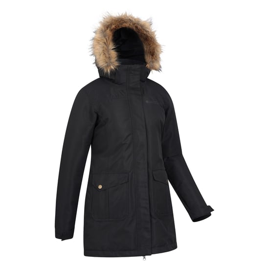 Mountain Warehouse Womens/Ladies Tarka II Long Padded Jacket (Black) - Image 5
