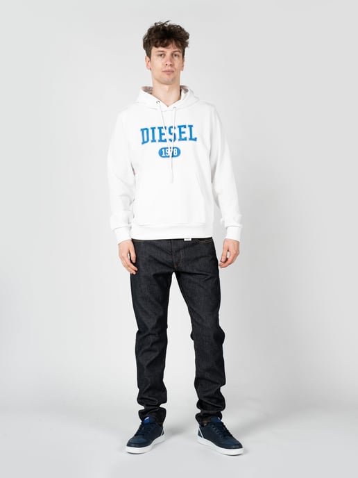Diesel Sweatshirt S-Ginn Herr Vit - Image 2