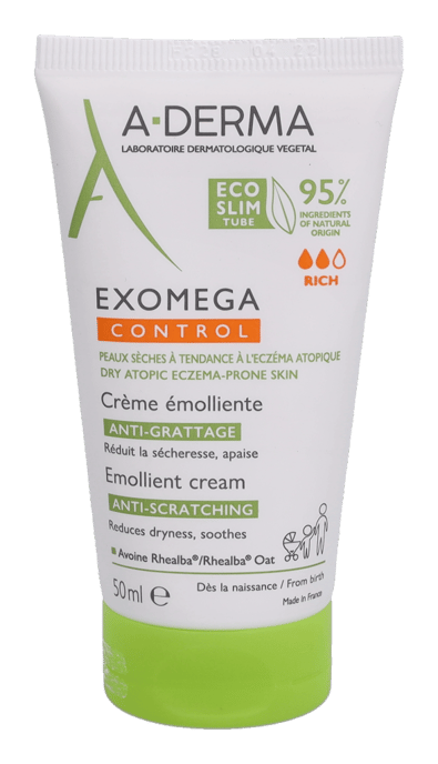 A-Derma Exomega Control Emollient Cream50 ml. - Image 1