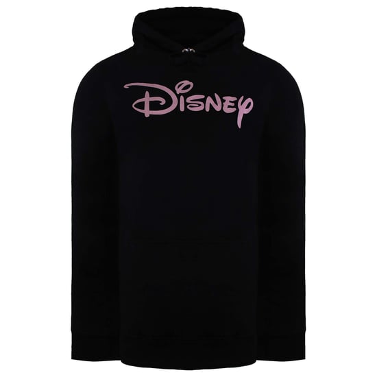 Disney Plain Logo Womens Black Hoodie - Image 1