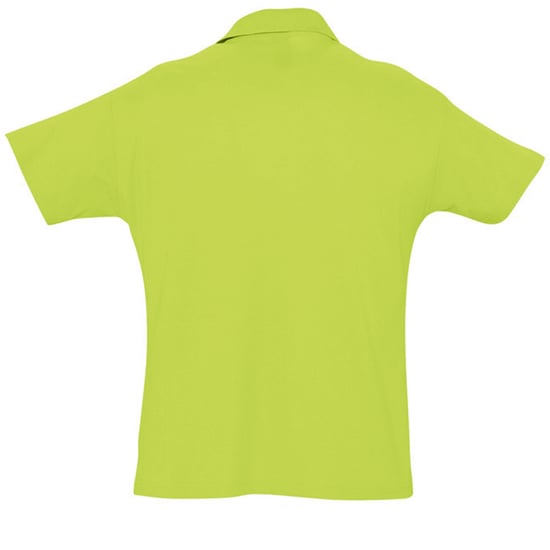 SOLS Heren Zomer II Pique Poloshirt met korte mouwen (Appelgroen) - Image 2