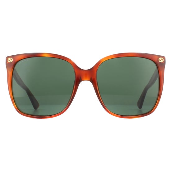 Gucci Sunglasses GG0022S 002 Havana Green