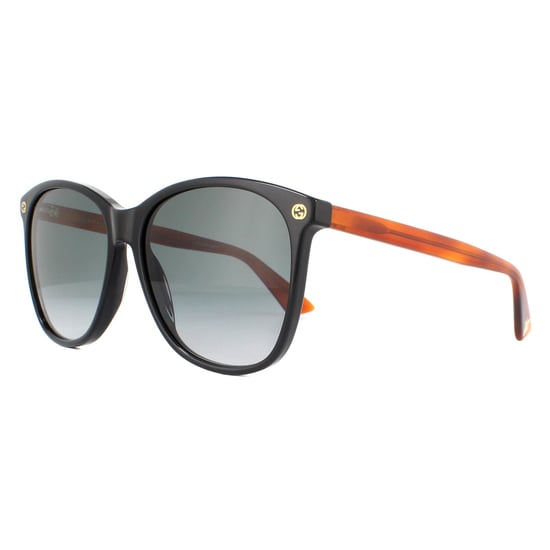 Gucci Zonnebril GG0024S 003 Zwart Bruin Grijs Verloop - Image 2