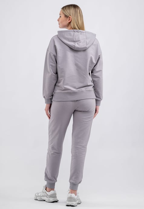 Tom Barron Ladies Half-Zip Kangaroo Pocket  Stylish Tracksuit with Logo Detailing