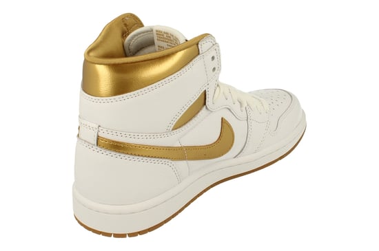 Nike Womens Air Jordan 1 Retro Hi OG White Trainers