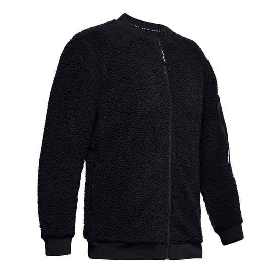 Under Armour Mens Overtime Sherpa Bomber Jacket Black 1345604 001