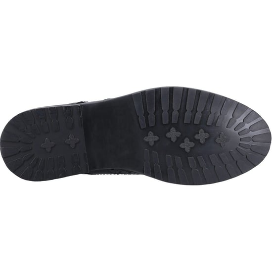 Hush Puppies Womens/Ladies Verity Leather Brogues (Black Patent)