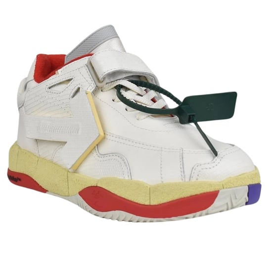 Off-White Low Top Puzzle Couture White Sneakers - Image 2