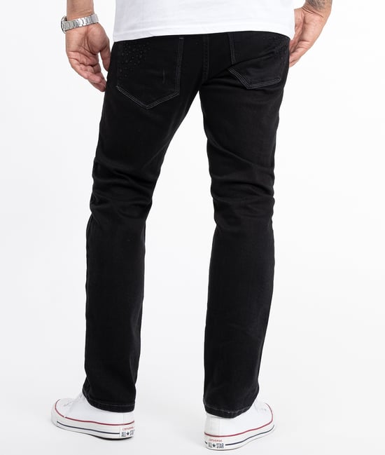 Rock Creek Jeans Straight Cut Schwarz - Image 3