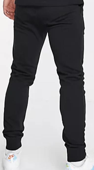 Mens Champion Joggers in Black - Image 2