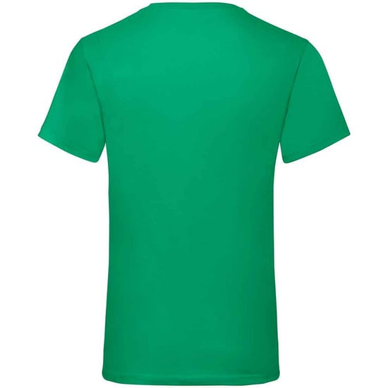 Fruit of the Loom Heren Waarde V Hals T-shirt (Kelly Groen) - Image 2