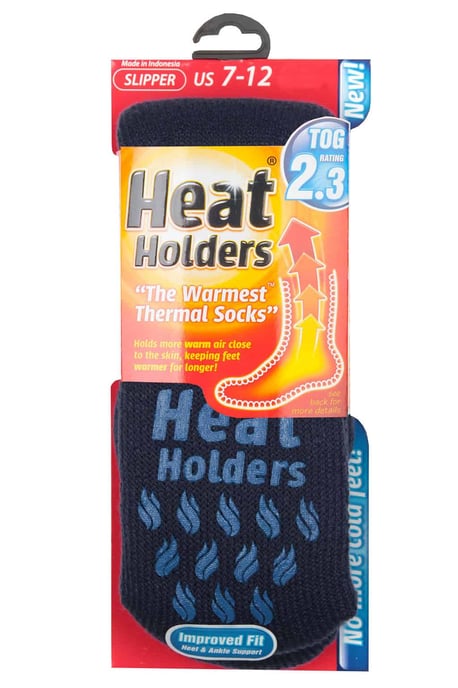 Heat Holders - Mens Thermal Slipper Socks - Image 2