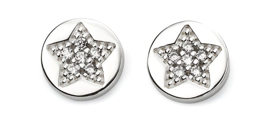 Elements Silver Women 925 Sterling Silver Cubic Zirconia Stud Earrings AZ-E5558C