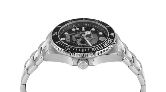 Philipp Plein The $kull Diver Heren Horloge Zilverkleurig PWOAA0522 - Image 2