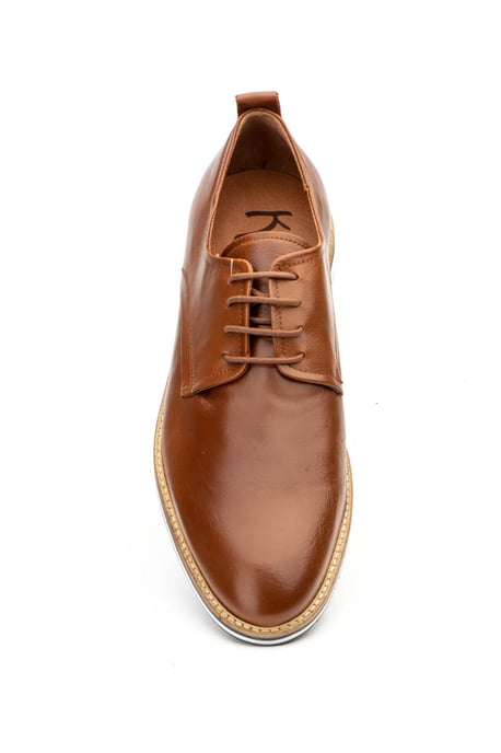 Confortable oxford Purapiel in Brown
