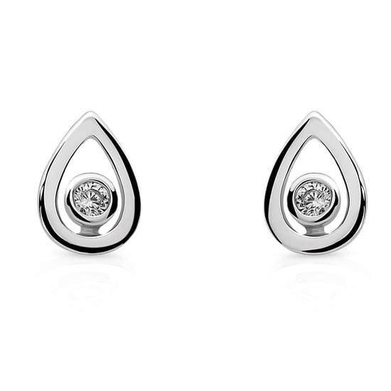 Orphelia 'Ellie' Women's 925 Sterling Silver Set: Necklace + Earrings - Silver SET-7485 - Image 3
