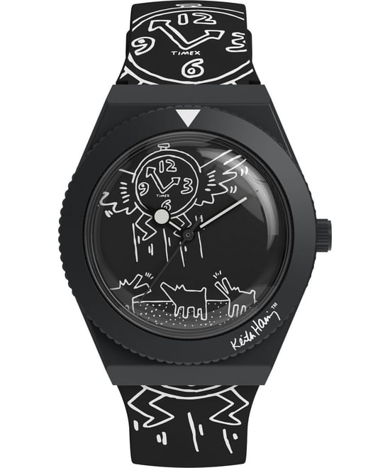 Timex Keith Haring X Q Heren Zwarte Horloge TW2W25600 - Image 1