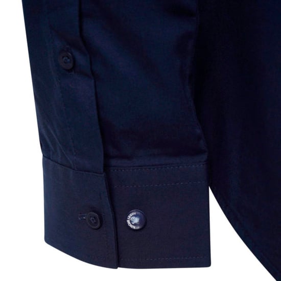 Harry Brown Theo Navy Cotton Shirt
