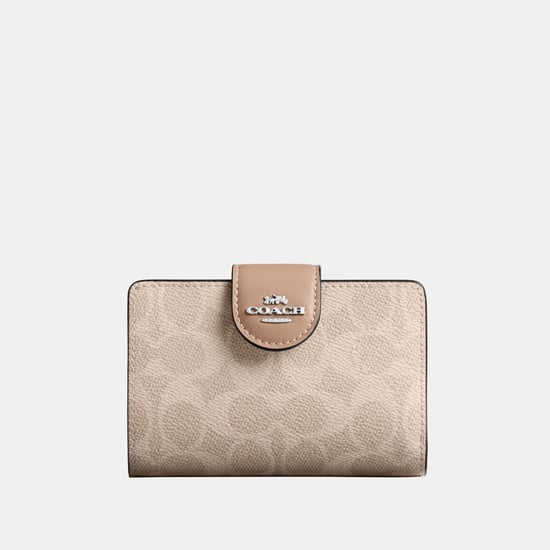 Medium Corner Zip Wallet in Signature Canvas - Image 1