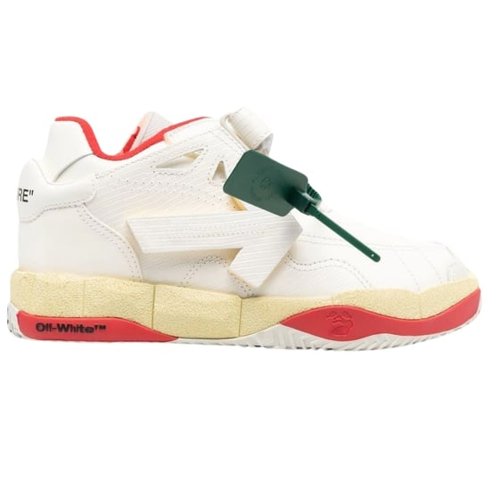 Off-White Low Top Puzzle Couture White Sneakers - Image 1