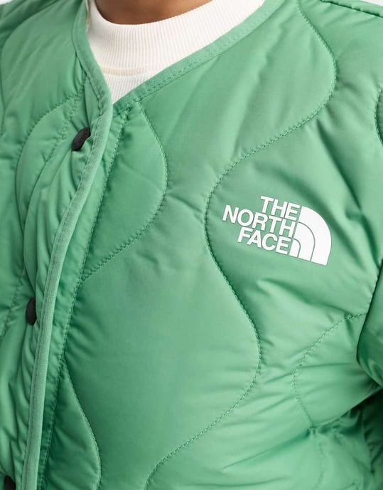 The North Face Ampato quilted liner jacket in green Exclusive at ASOS
