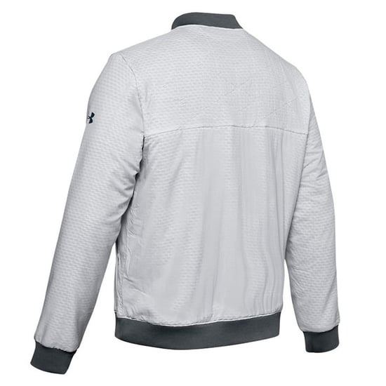 Under Armour Mens Coldgear Reactor Bomber Jacket Grey 1350940 014