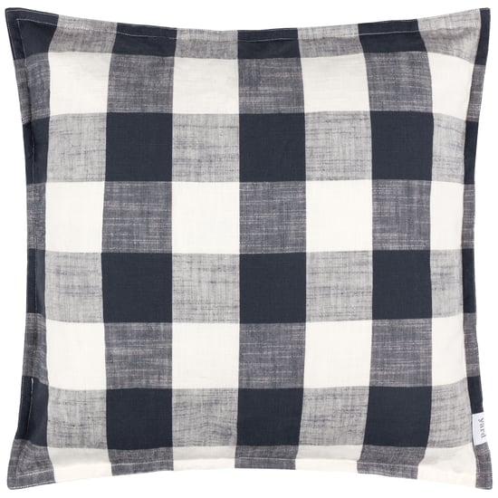 Yard Chesil Check 100% Cotton Outdoor Cushion Cover - Image 1