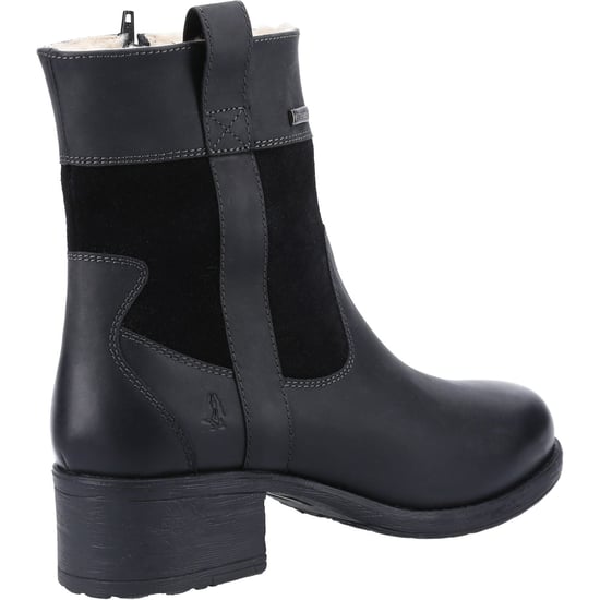Hush Puppies Saskia Leather Women's Black Boots - Image 2