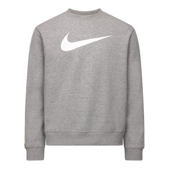 Nike Sportswear Men's Repeat Crew Fleece Tracksuit Dark Grey Heather/White