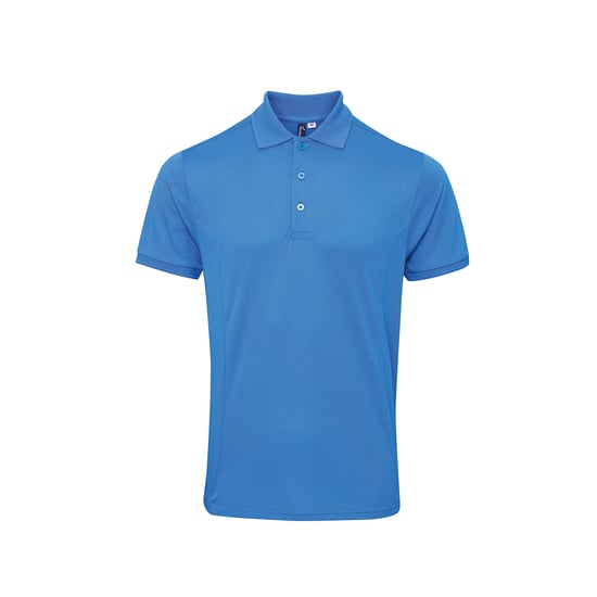 Premier Heren Coolchecker Plus Pique Polo Met CoolPlus (Saffier) - Image 1