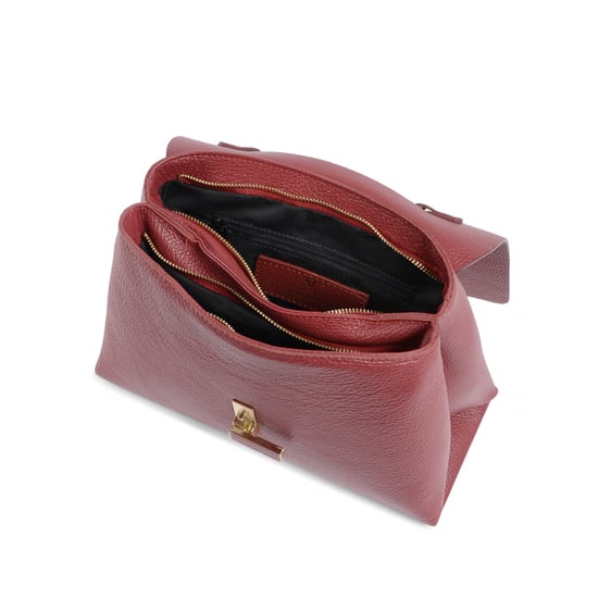 19V69 Italia Womens Handbag Red 10520 DOLLARO RUBINO - Image 4
