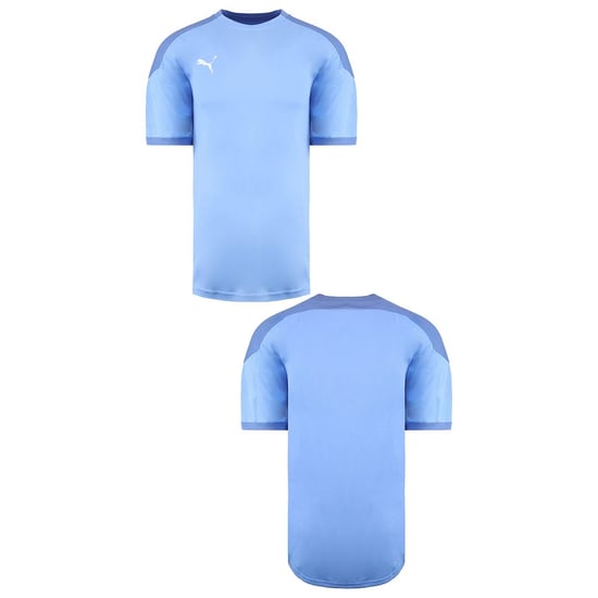 Puma DryCell TeamFinal 21 Sleeve Men LightBlue Training Jersey T-Shirt 656481 18