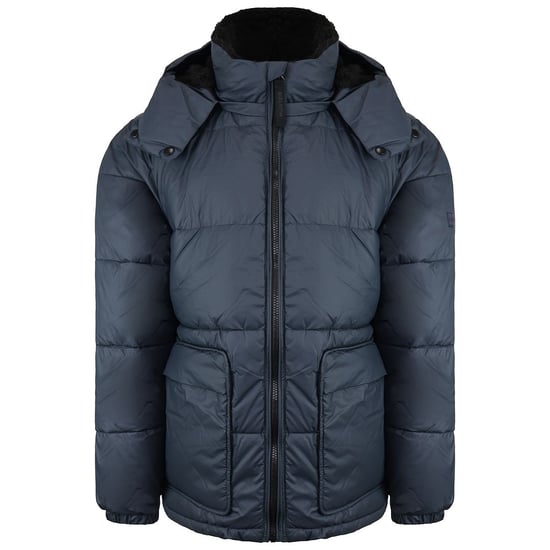 Hunter Intrepid Mens Navy Puffer Coat - Image 1