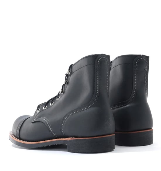 Men's Red Wing 8084 Iron Ranger Boots in Black - Image 4